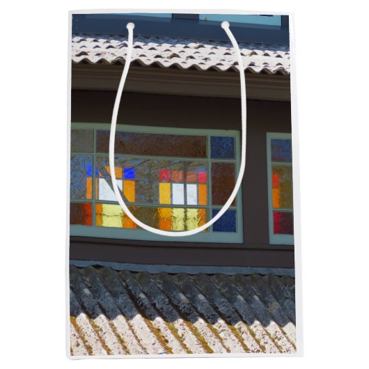 タバナクルステンドグラス – Martha's Vineヤード ミディアムペーパーバッグ (正面)