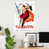 タバリンバイポールコリン | アールデコ1920s ポスター (ホームオフィス)