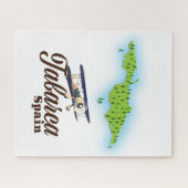 タバルカスペインの美しい地図 ジグソーパズル (横)