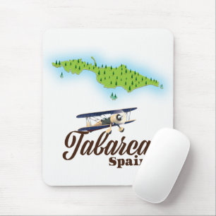 タバルカスペインの美しい地図 マウスパッド