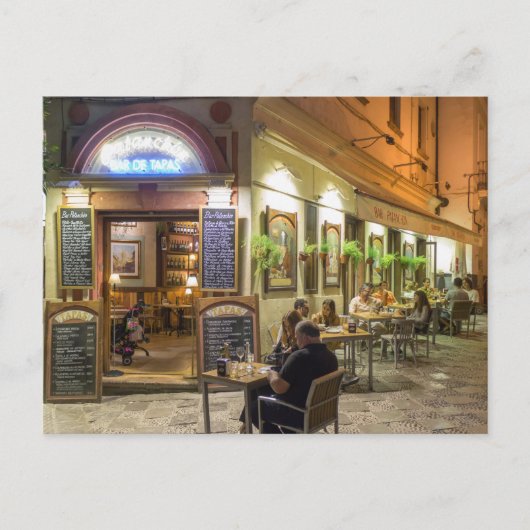 タパスバーとレストラン ポストカード (正面)