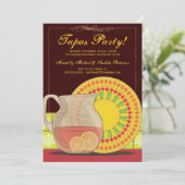 タパスパーティー!ハッピーアワー招待状 招待状 (スタンド正面)