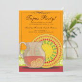 タパスパーティー!ハッピーフィエスタ招待状 招待状 (スタンド正面)