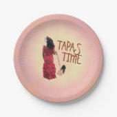 タパス時間 ペーパープレート (正面)