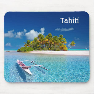 タヒチからの挨拶 マウスパッド