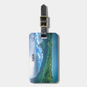 タヒチさんからの挨拶 ラゲッジタグ (正面縦)