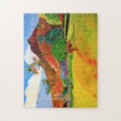 タヒチのパズルのGauguin山 ジグソーパズル (縦)