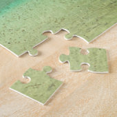 タヒチのヴィンテージの写真の郵便はがき ジグソーパズル (側面)