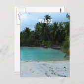 タヒチの入り江 ポストカード (正面/裏面)