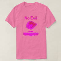 タヒチの夕日ロゴ - No Evil Tシャツ