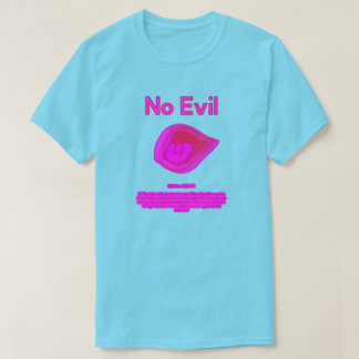タヒチの夕日ロゴ - No Evil Tシャツ