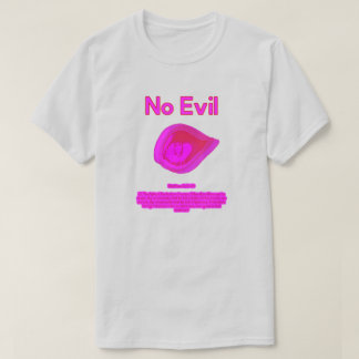 タヒチの夕日ロゴ - No Evil Tシャツ