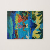 タヒチの女性 ジグソーパズル (横)