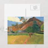 タヒチの山々 – Paul Gauguin ポストカード (正面/裏面)