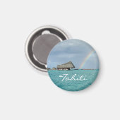 タヒチの虹の上のどこか マグネット (正面/裏面)