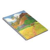 タヒチの風景、山タヒチ、ポール・ゴーギャン ノートブック (右側)