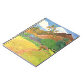 タヒチの風景、山タヒチ、ポール・ゴーギャン ノートブック (左側)