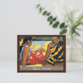 タヒチの2人の女性(新しいパラオApiとは) 招待状 (スタンド正面)