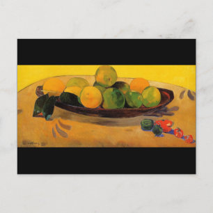 「タヒチアンオレンジの静物詩」 - Paul Gauguin ポストカード
