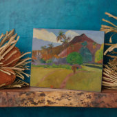 タヒチアン・ランドスケープ， 1891 (油・オン・キャンバス) フォトプラーク (側面)