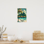 タヒチイラスト旅行アートヴィンテージ ポスター (キッチン)