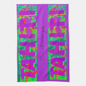 タヒチサインThunder_Cove キッチンタオル (縦)