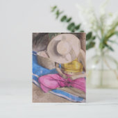 タヒチバスケットウィーバー ポストカード (スタンド正面)