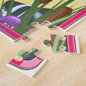 タヒチビーチサントロペ ジグソーパズル (側面)