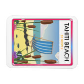 タヒチビーチサントロペ マグネット (横)