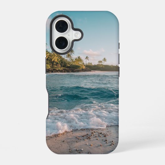 タヒチビーチ iPhone 16ケース (裏面)