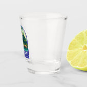 タヒチフランスのポリネシアトラベルアートエンブレム ショットグラス (右)