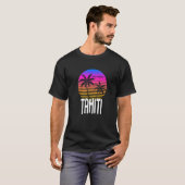 タヒチフランスのポリネシア Tシャツ (正面フル)