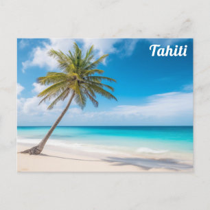 タヒチポリネフランスのシアボラボラトラベル ポストカード