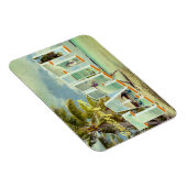 タヒチヴィンテージ写真はがき マグネット (右側)