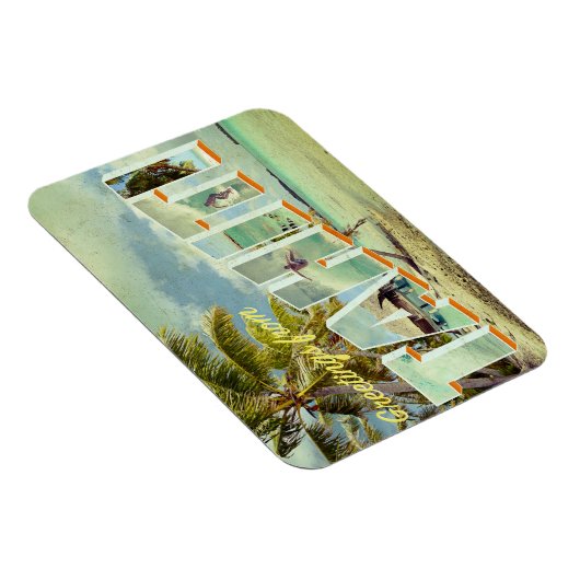 タヒチヴィンテージ写真はがき マグネット (右側)