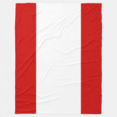 タヒチ国旗 フリースブランケット (正面)