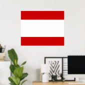 タヒチ国旗 ポスター (ホームオフィス)