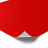 タヒチ国旗 ポスター (角)