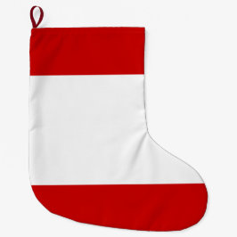 タヒチ国旗 ラージクリスマスストッキング