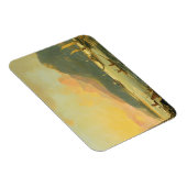 タヒチ島マタバイ湾のタヒチアン戦争ガレー, 1766 マグネット (右側)