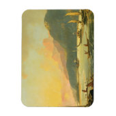 タヒチ島マタバイ湾のタヒチアン戦争ガレー, 1766 マグネット (縦)