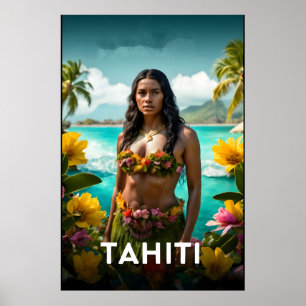 タヒチ旅行ポスター ポスター
