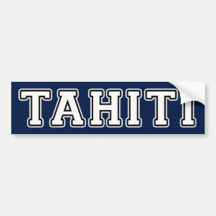 タヒチ バンパーステッカー