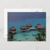 タヒチ ポストカード (正面/裏面)