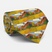 「タヒチ」-ポール・ゴーギャンのタイの山 ネクタイ (ロール)