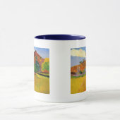 「タヒチ」-ポール・ゴーギャンのマグの山 マグカップ (中央)