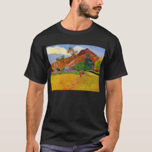 「タヒチ」-ポール・ゴーギャンのTシャツの山 Tシャツ