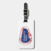 タヒッツロックカリフォルニア登山カラビナー ラゲッジタグ (正面縦)