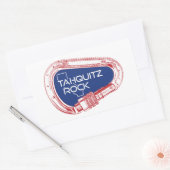 タヒッツロックカリフォルニア登山カラビナー 長方形シール (封筒)