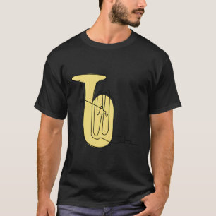タビストブラスミュージックワンラインチューバ Tシャツ